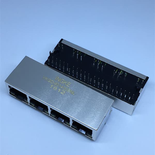 HR911430AE 4 Port RJ45 Ethernet Connectors